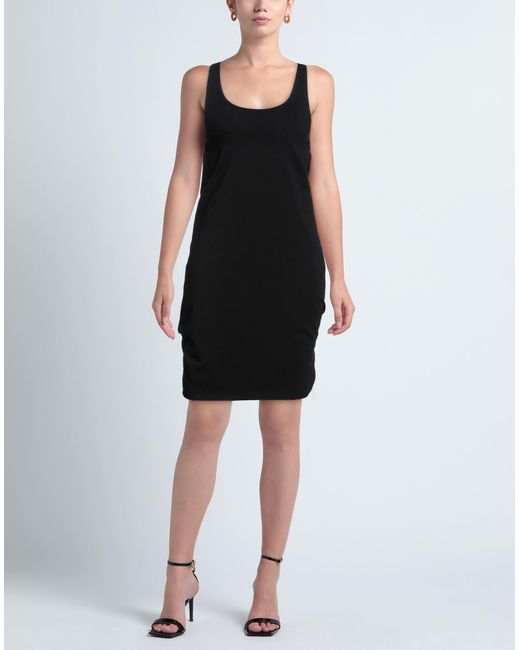 Y. Project Black Mini Dress Cotton, Elastane