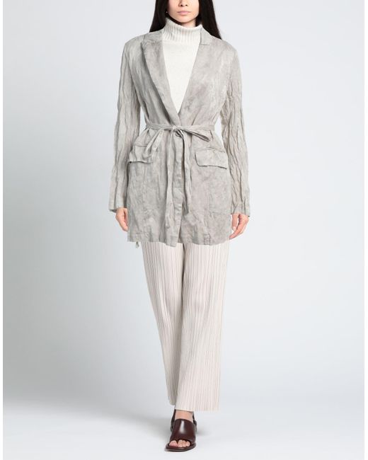 Masnada White Jacke, Mantel & Trenchcoat