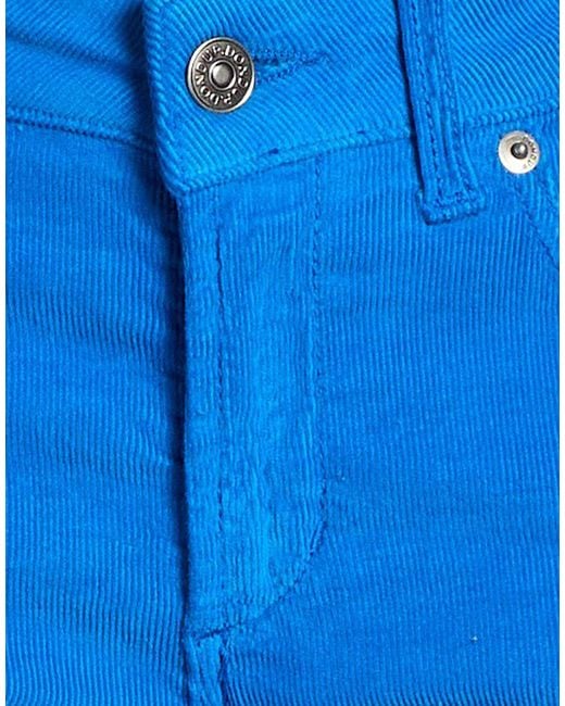 Dondup Blue Pants Cotton, Lyocell, Elastane
