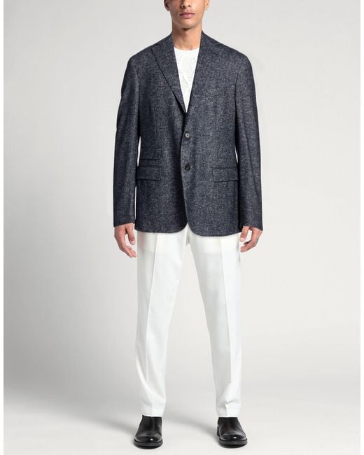 Montedoro Blue Blazer for men