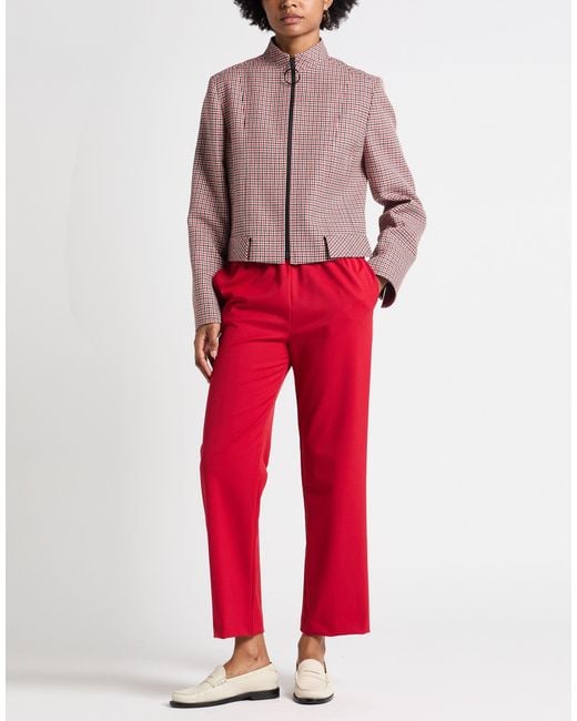 Akris Pink Punto Jacket Virgin Wool