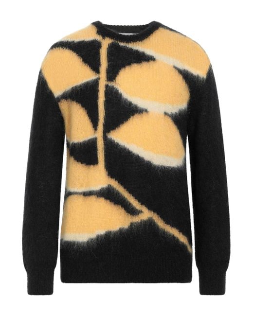 Amaranto Black Ocher Sweater Mohair Wool, Polyamide, Wool for men