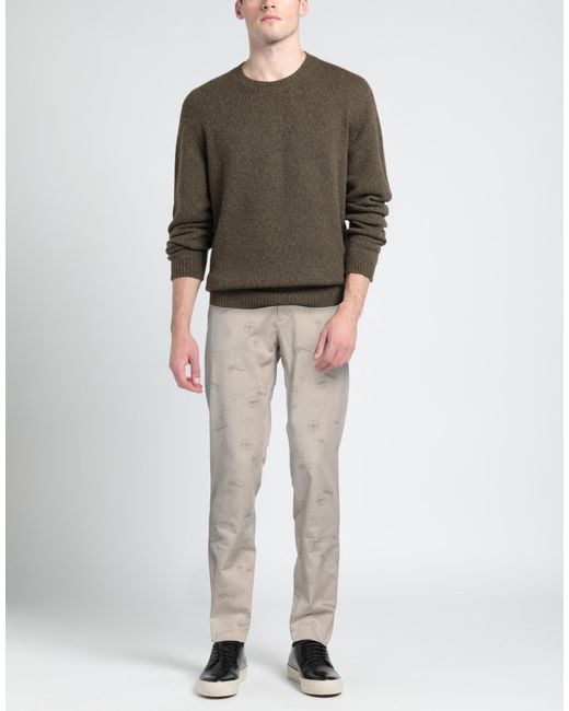 MARCIANO BY GUESS Gray Pants Cotton, Elastane for men