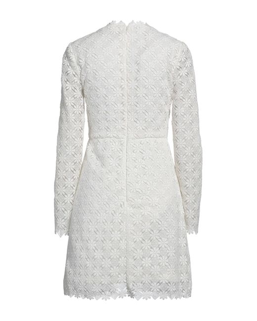 Giambattista Valli Gray Mini Dress Polyester, Silk, Polyamide