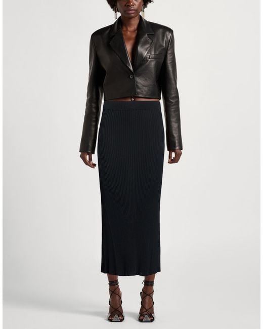 Pinko Black Midi Skirt