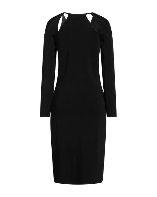 Karl Lagerfeld Black Midi-Kleid