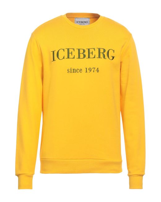 Iceberg Sweatshirt in Yellow für Herren