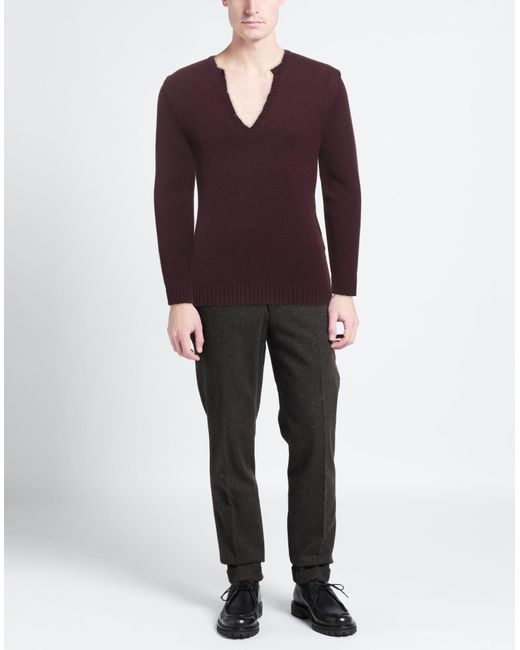 Daniele Alessandrini Purple Sweater for men
