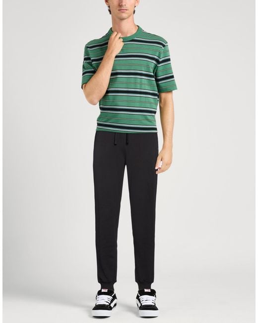Tommy Hilfiger Black Pants Cotton for men