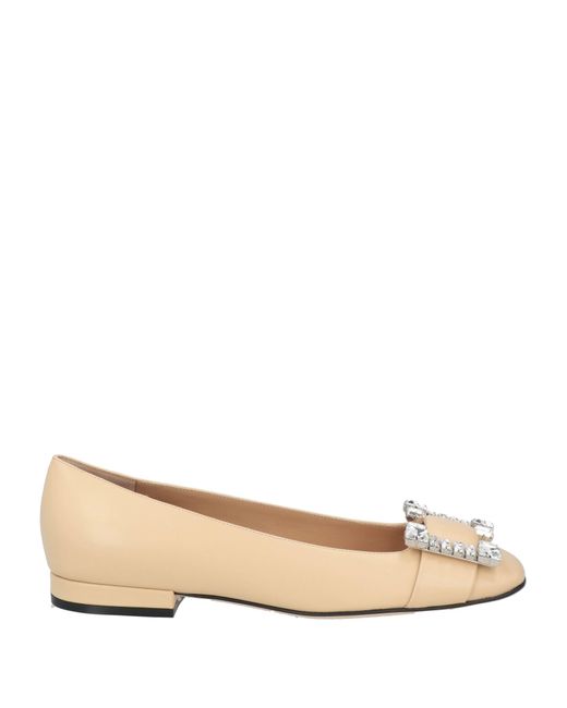 Sergio Rossi Natural Ballet Flats