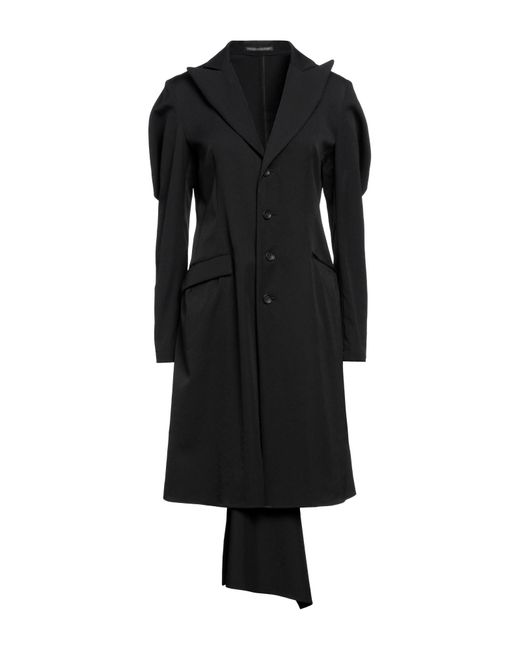 Manteau long et trench Yohji Yamamoto en coloris Black