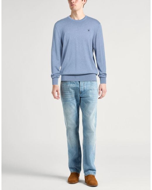 Pullover di Hackett in Blue da Uomo