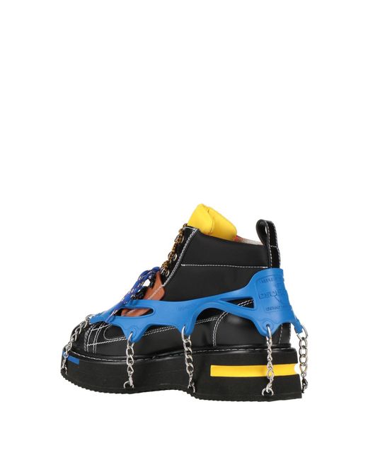 DSquared² Blue Ankle Boots for men
