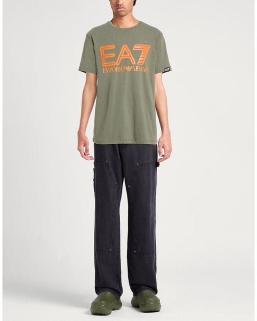 EA7 Green T-Shirts for men