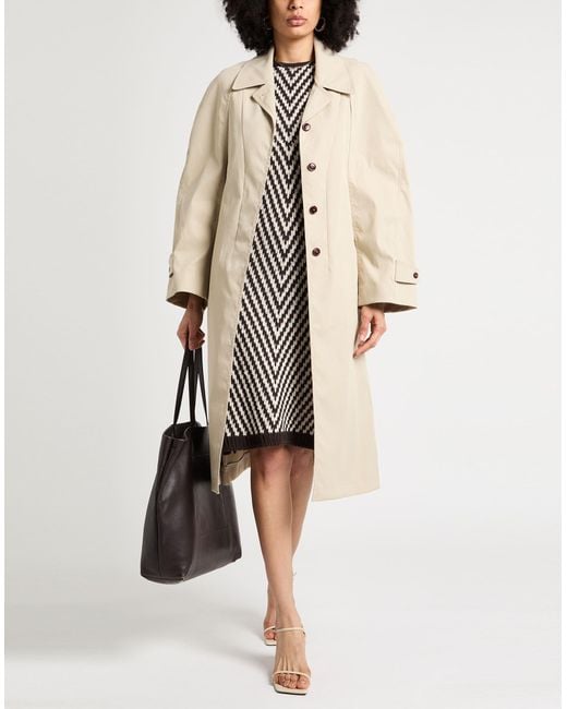 Low Classic Natural Overcoat & Trench Coat Polyester