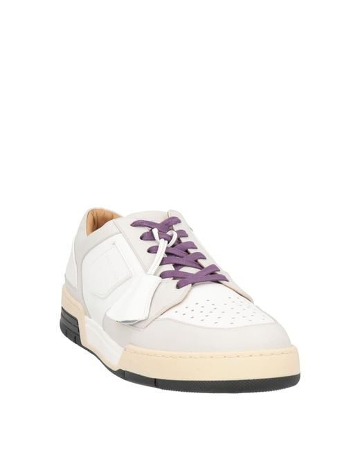 Buscemi White Sneakers Leather for men