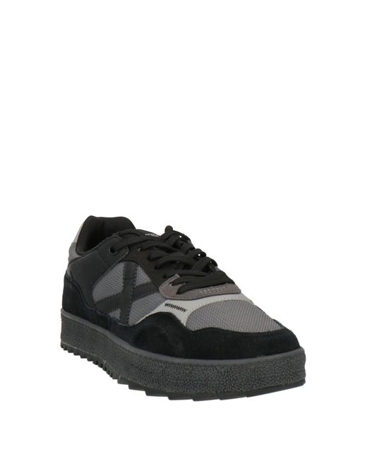 Munich Black Trainers for men