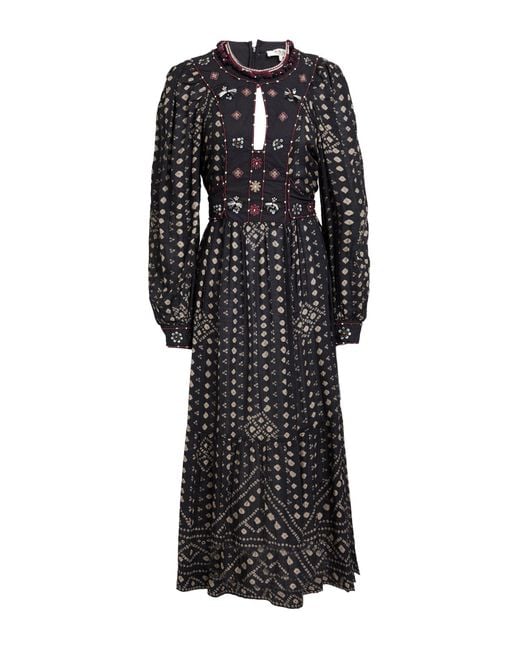 Robe Midi Sea en coloris Black