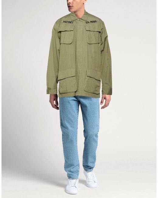 Maharishi Green Military Jacket Cotton for men