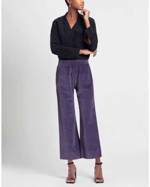 CIGALA'S Blue Pants Cotton, Tencel, Elastane