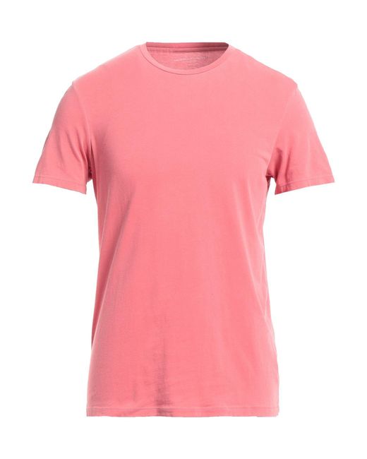 Majestic Filatures Pink Coral T-Shirt Cotton, Elastane for men