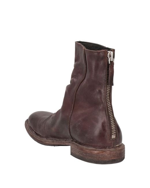 Moma Brown Dark Ankle Boots Calfskin for men