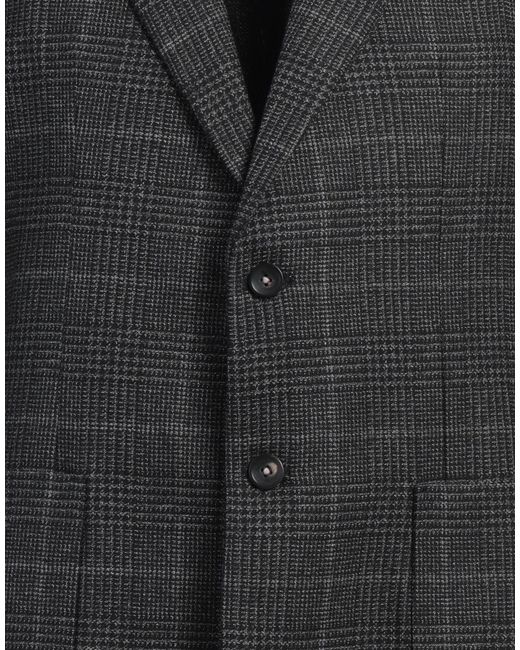 Circolo 1901 Black Blazer Virgin Wool, Cotton, Elastane for men