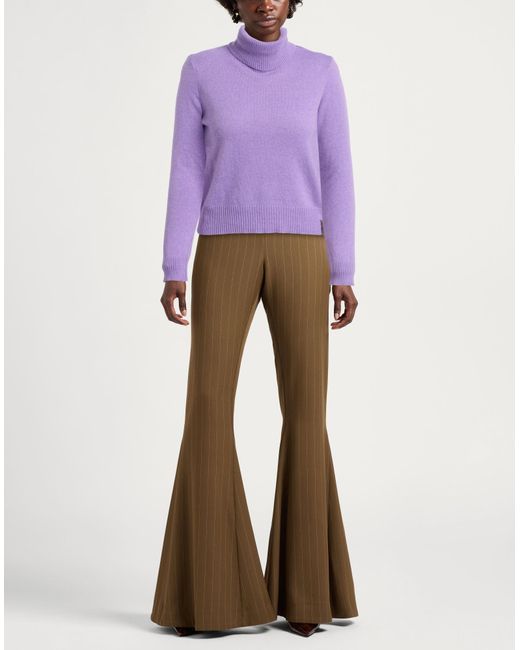 GAUDI Purple Jeans Lilac Turtleneck Polyamide, Viscose, Wool, Cashmere