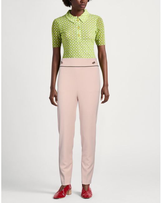 Liu Jo Pink Pants Polyester, Elastane