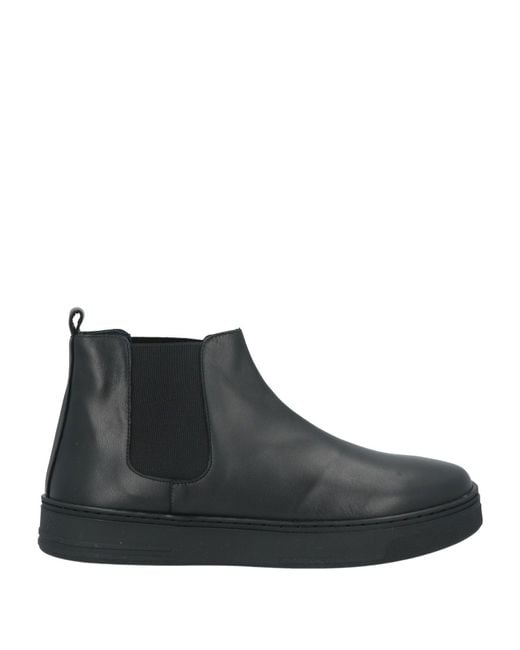 Marechiaro 1962 Black Ankle Boots Calfskin for men