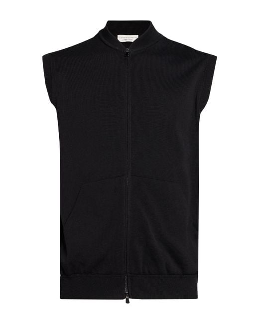 FILIPPO DE LAURENTIIS Black Cardigan Cotton for men