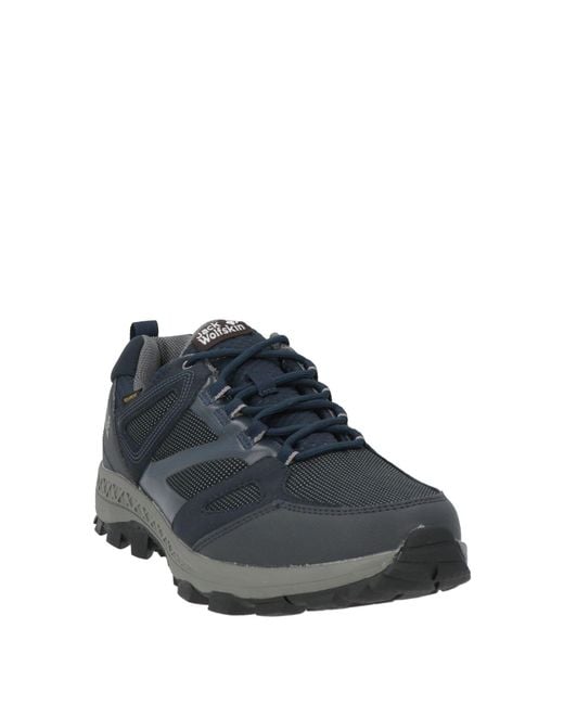 Jack Wolfskin Blue Sneakers Synthetic Material, Textile Fibers for men