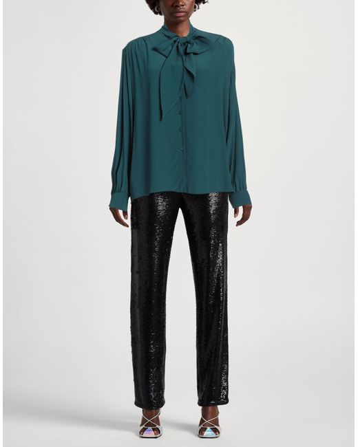 8pm Green Deep Shirt Acetate, Silk