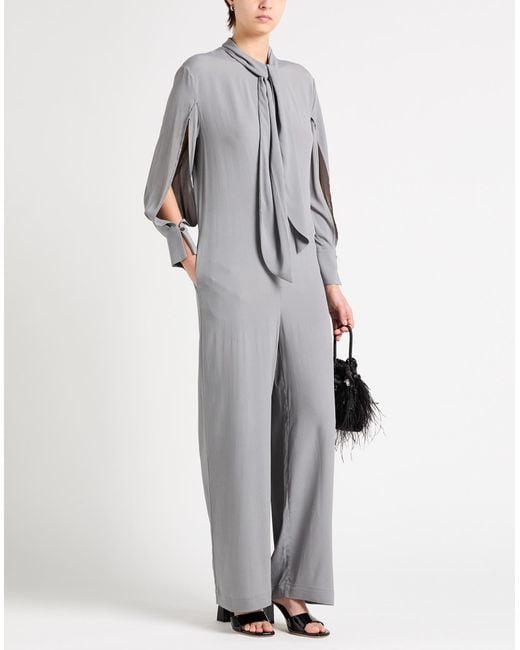 Semicouture Gray Jumpsuit