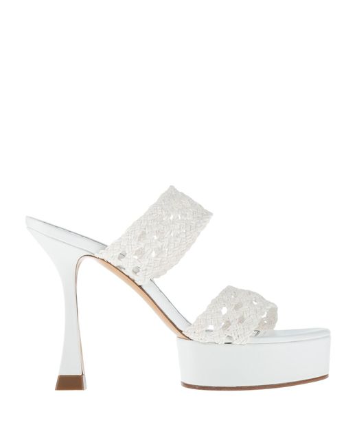 Casadei White Sandals