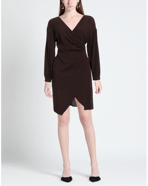 Semicouture Brown Mini Dress