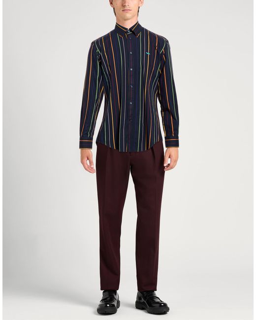 Harmont & Blaine Blue Midnight Shirt Cotton for men