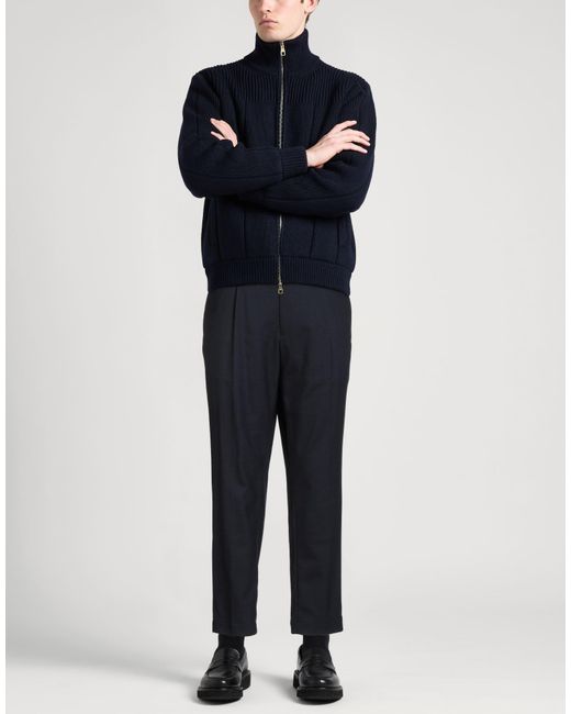 Santaniello Blue Midnight Pants Wool, Polyester, Elastane for men