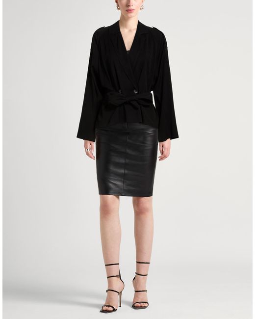 8pm Black Blazer Viscose
