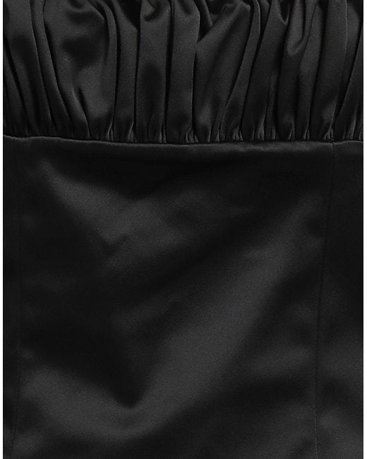 Mach & Mach Black Mini Dress Acetate, Polyamide, Elastane