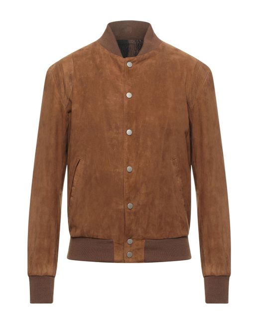 DFOUR® Brown Jacket for men