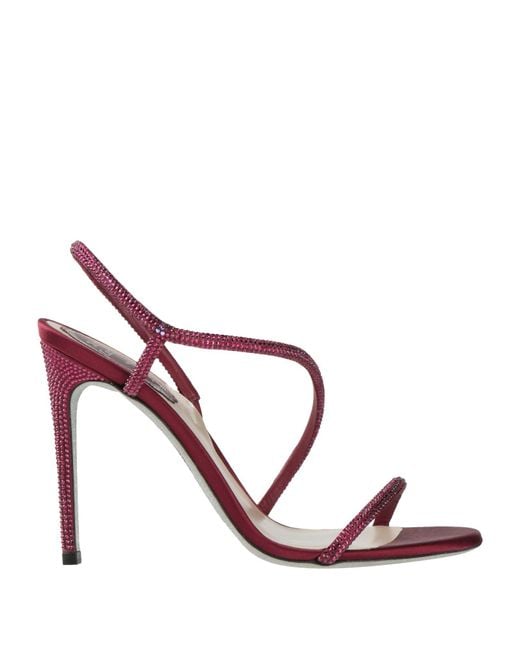 Rene Caovilla Pink Sandals