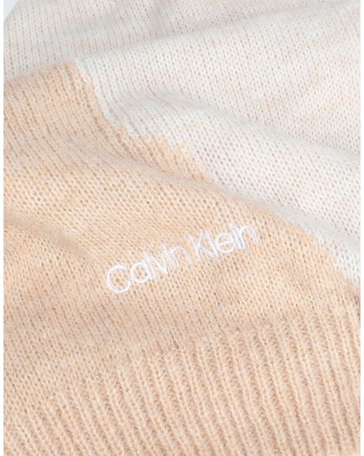Bufanda Calvin Klein de color Natural