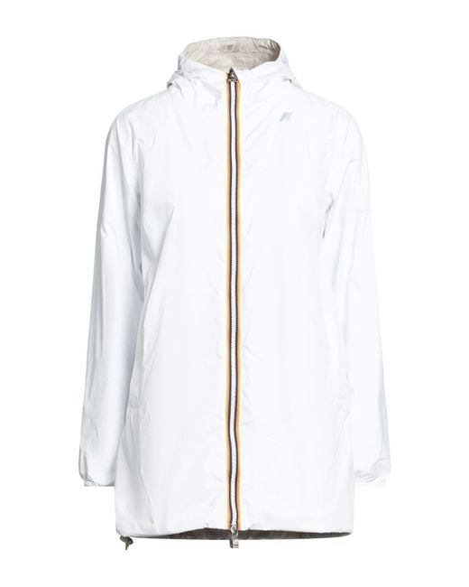 K-Way White Jacket Recycled Nylon