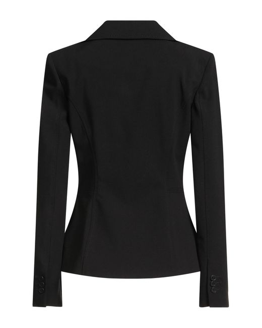 Alberta Ferretti Black Blazer Virgin Wool, Polyamide, Elastane