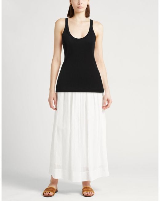 Brunello Cucinelli Black Tank Top Cotton