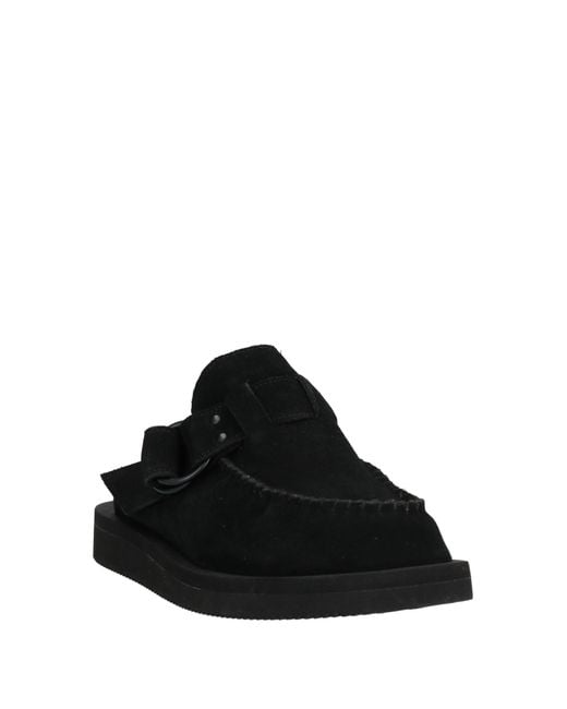 Suicoke Black Mules & Clogs for men