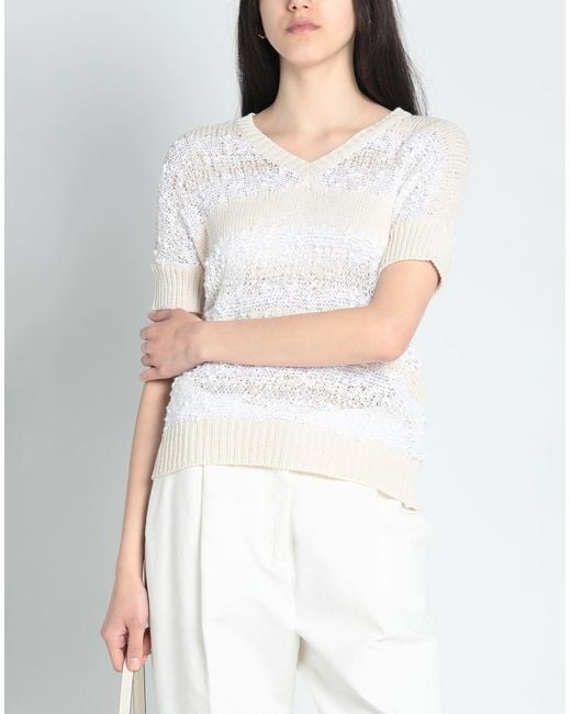 Peserico White Cardigan