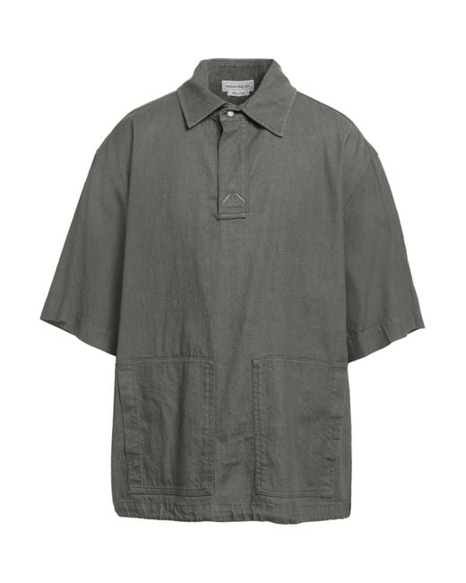McQueen Gray Denim Shirt for men