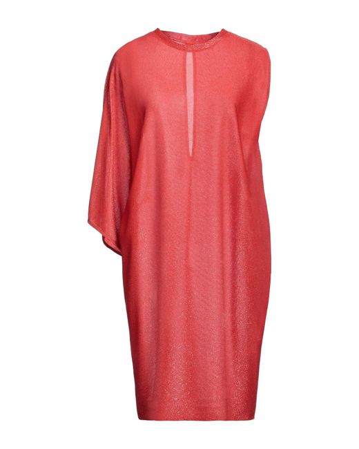 Fisico Red Midi Dress